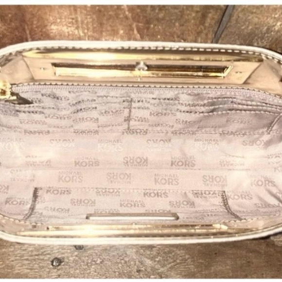 Michael Kors Metallic Gold Clutch - Picture 5 of 8
